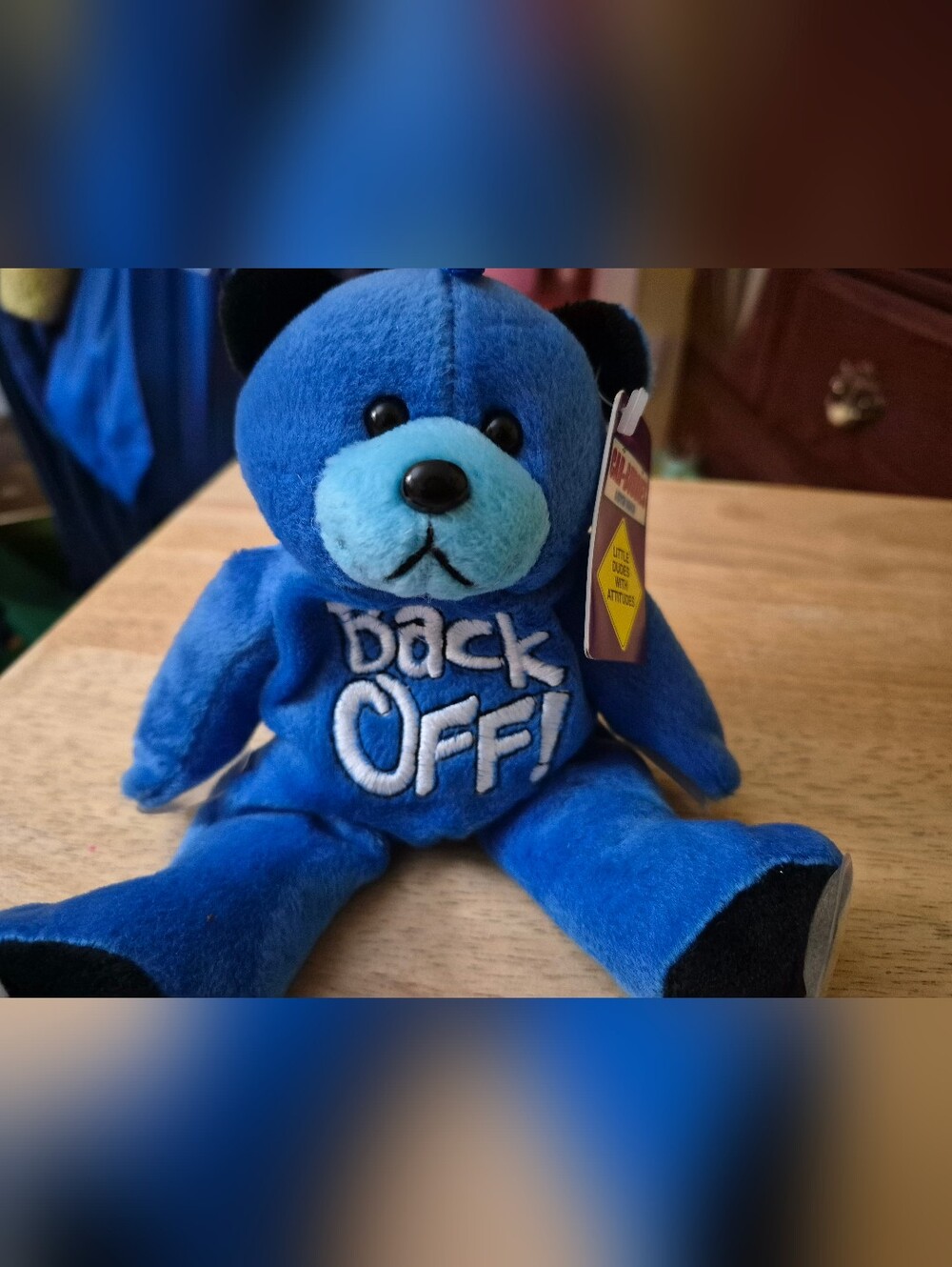 Vintage Standen Car Buddies Gifted Bears Back Off New With Tags